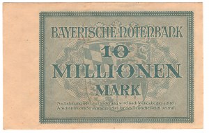 Allemagne, Bavière, 10 millions de marks 1923, Munich