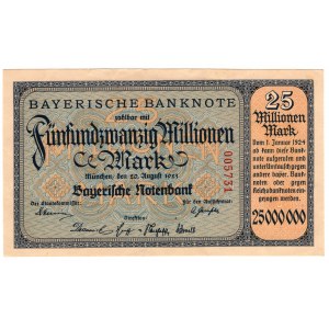 Deutschland, Bayern, 25 Millionen Mark 1923, München