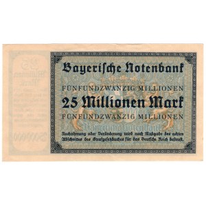 Deutschland, Bayern, 25 Millionen Mark 1923, München
