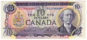 Canada, 10 dollars 1971, série EE