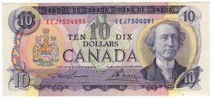 Kanada, $10 1971, série EE