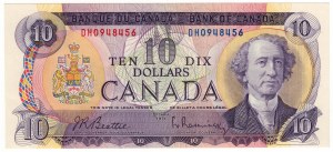 Kanada, 10 dolarów 1971, seria DH