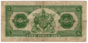 Kanada, $5 1935