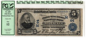 Stati Uniti d'America, 5 dollari 1902