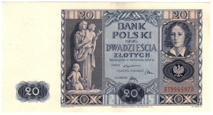 Poľsko, 20 zlotých 1936, séria BT