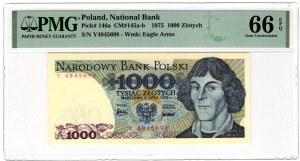 Polska, PRL, 1000 złotych 1975, seria Y