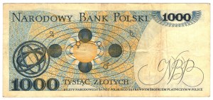 Pologne, PRL, 1000 zloty 1979, série BS