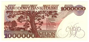 Pologne, III RP, 1 million de zlotys 1991, série E