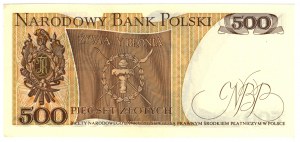 Pologne, PRL, 500 zloty 1974, série AB