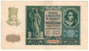 Polsko, 50 zlotých 1940, série D