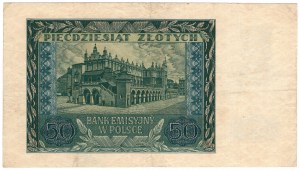 Polska, 50 złotych 1940, seria D