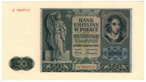 Pologne, 50 zlotys 1941, série A