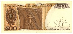 Poslka, PRL, 500 zloty 1974, série D