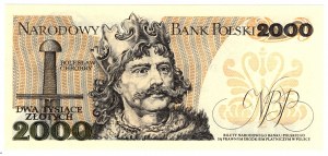 Pologne, République populaire de Pologne, 2000 or 1982, série CB