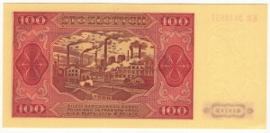 Poslka, 100 zlotých 1948, séria KR