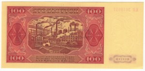 Poslka, 100 złotych 1948 seria KR