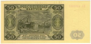 Polska, 50 złotych 1948 seria EL