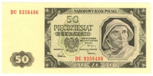 Poľsko, 50 zlotých 1948, séria DU