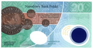 Pologne, Troisième République, Nicolaus Copernicus, 20PLN 2022