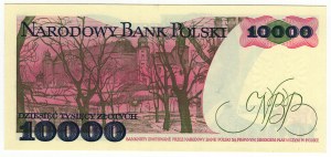 Pologne, PRL, 10 000 zlotys 1988, série DL