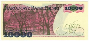 Poľsko, PRL, 10 000 zlotých 1988, séria DF