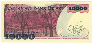 Poľsko, PRL, 10 000 zlotých 1988, séria DA
