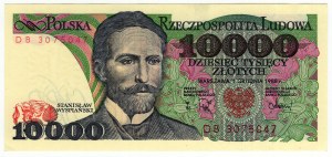 Poland, People's Republic of Poland, 10 000 zloty 1988, DB series