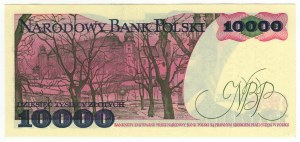 Poľsko, PRL, 10 000 zlotých 1988, séria DB