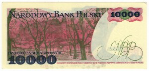 Pologne, PRL, 10 000 zlotys 1988, série DN