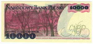 Poľsko, PRL, 10 000 zlotých 1988, séria DC