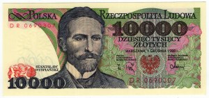 Polen, PRL, 10 000 Zloty 1988, Serie DR