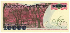 Poľsko, PRL, 10 000 zlotých 1988, séria DR