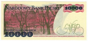 Poľsko, PRL, 10 000 zlotých 1988, séria DP