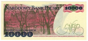 Pologne, PRL, 10 000 zlotys 1988, série DP