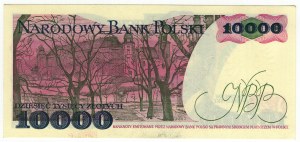 Polonia, PRL, 10 000 zloty 1988, serie CT