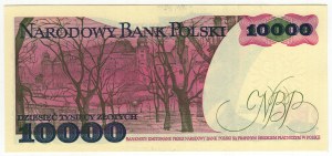 Pologne, PRL, 10 000 zlotys 1988, série CK