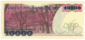 Pologne, PRL, 10 000 zlotys 1988, série CZ