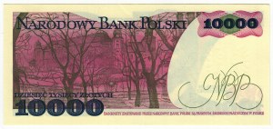 Polsko, PRL, 10 000 zlotých 1988, série CG