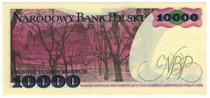 Polska, PRL, 10 000 złotych 1988, seria CD