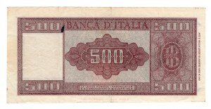 Italie, 500 lires 1948