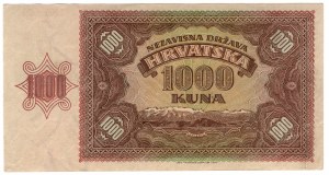 Croazia, 1000 kune 1941