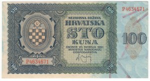 Chorwacja, 100 kuna 1941