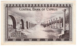 Kypr, 1 libra 1975