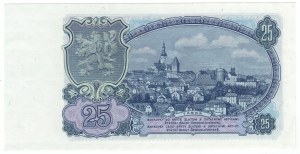 Tchécoslovaquie, 25 korun 1953