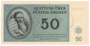 Czechosłowacja, Getto Terezin, 50 koron 1943