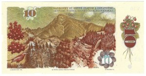 Cecoslovacchia, 10 korun 1986