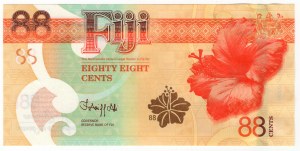 Fiji, 88 cents 2022 (no date)