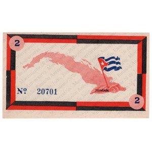 Kuba, 2 Pesos 1958