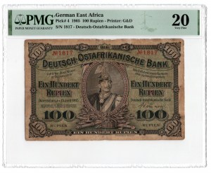 Allemagne, Afrique de l'Est, 100 roupies 1905