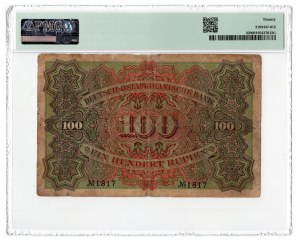 Niemcy, Afryka Wschodnia, 100 rupii 1905